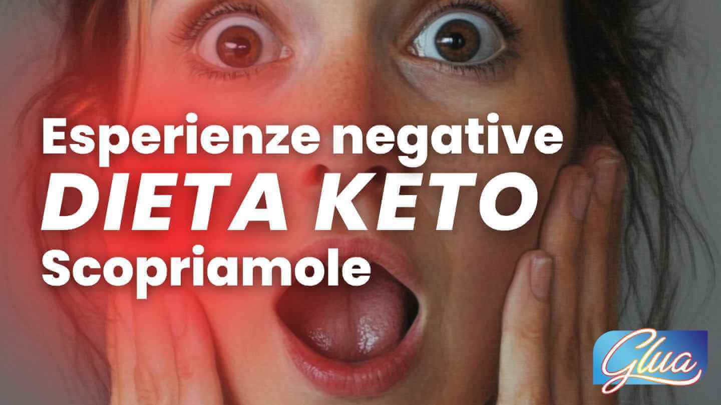 Donna sorpresa che scopre le esperienze negative della dieta keto e dei suoi alimenti.