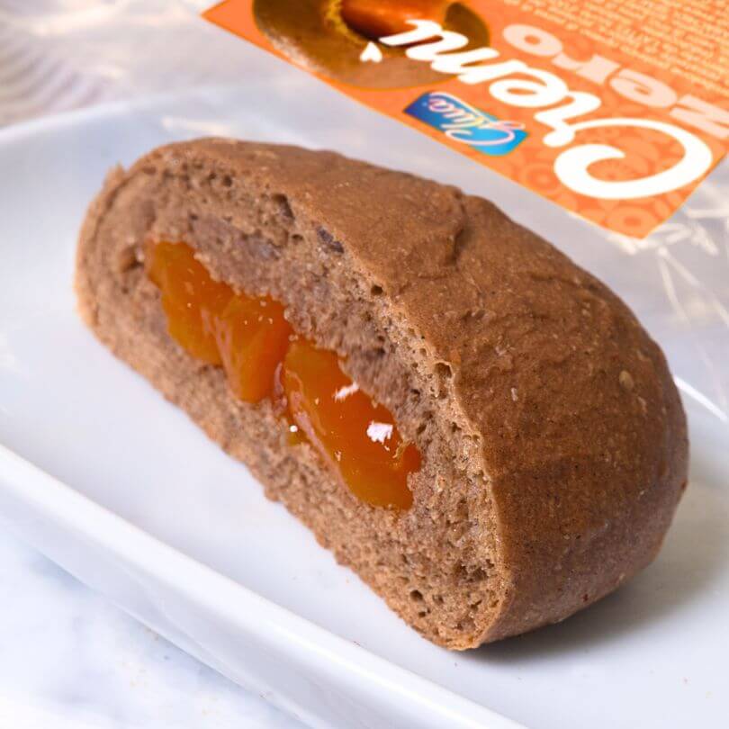 Cremì Bombolone all'albicocca, alimento keto con ripieno cremoso, 0,4g zuccheri, adatto per dieta chetogenica.