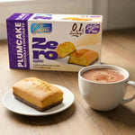 Plumcake con base di cioccolato gusto nocciola in confezione, ideale per dieta chetogenica e keto.