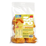 15 Cornetti proteici ripieni di crema al limone in confezione trasparente, keto friendly e alimenti proteici.