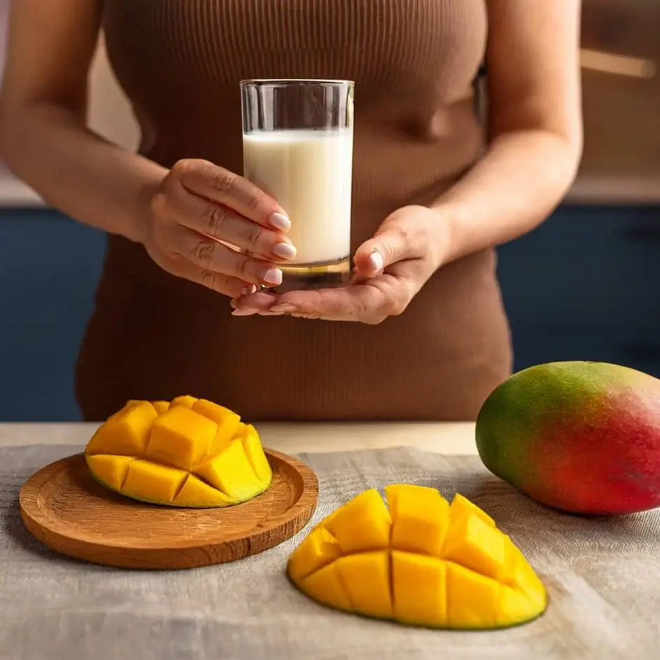 DeliPRO Zero al Mango: bevanda 208g keto, 15g proteine, senza zuccheri, ideale per dieta chetogenica e alimenti proteici.