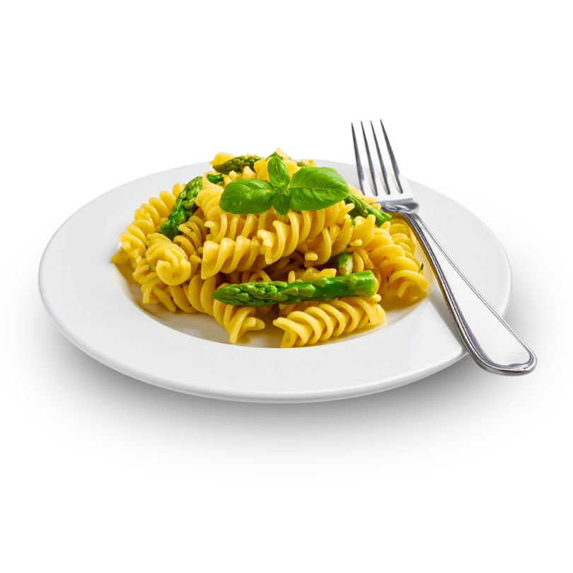 Fusilli proteici agli asparagi Pronti
