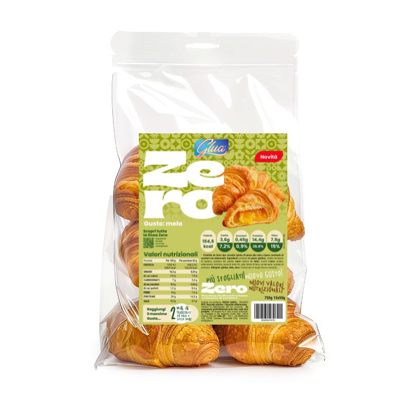 15 Cornetti proteici ripieni di purea alla mela