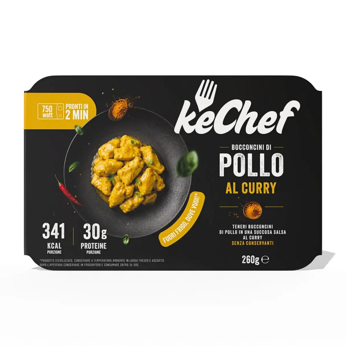 Bocconcini di pollo al curry