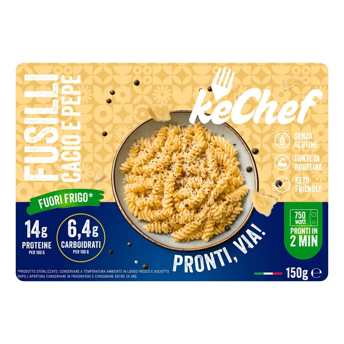 Fusilli keChef cacio e pepe