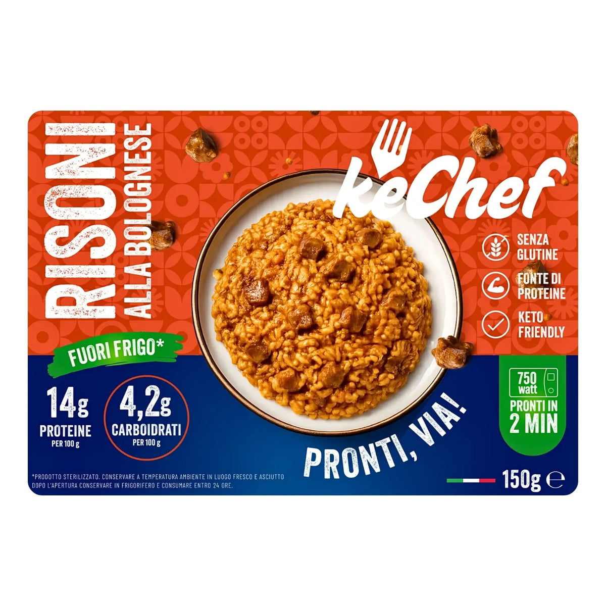 Risoni keChef alla bolognese Pronti