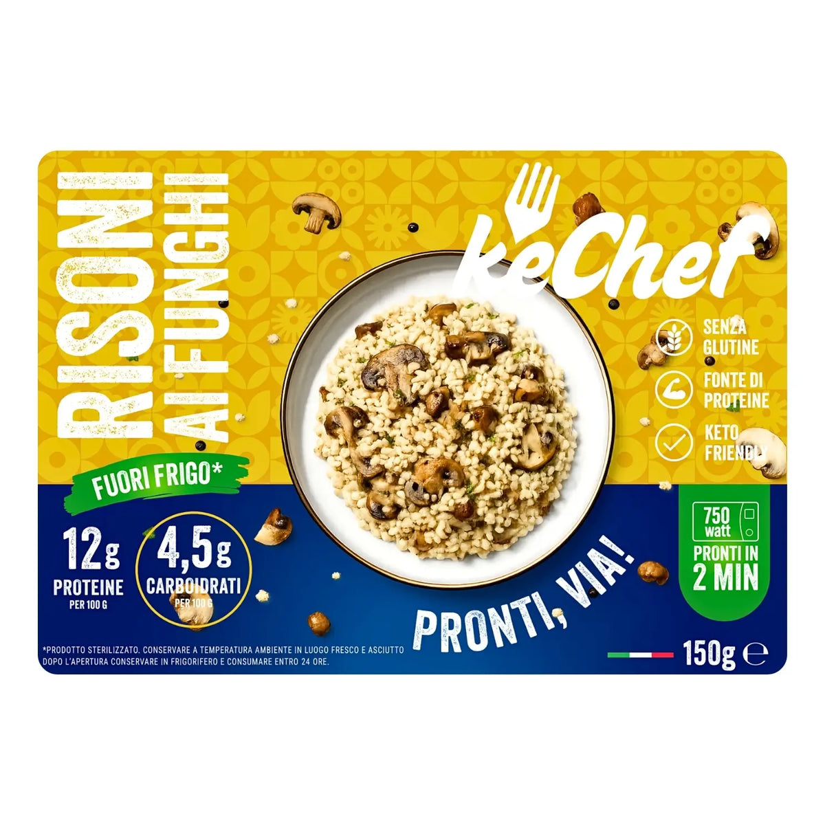 Risoni keChef ai funghi Pronti