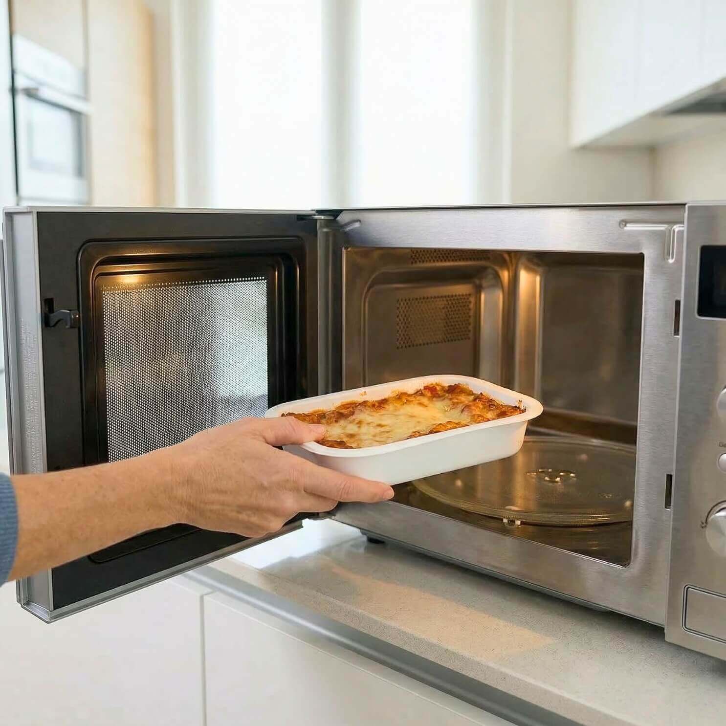Lasagna keChef vegetariana Pronta in forno a microonde, pronta da gustare in un minuto, dieta chetogenica.