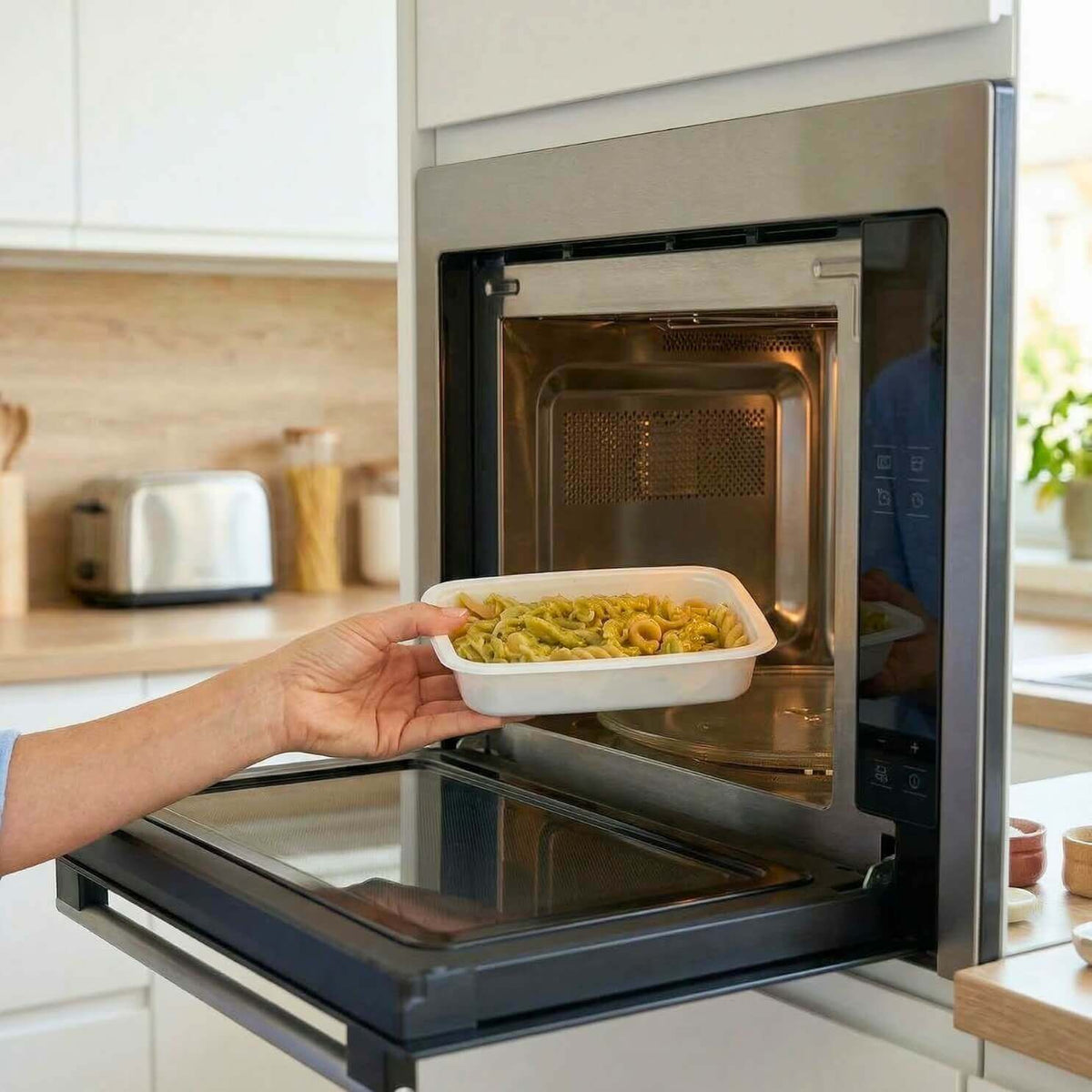 Fusilli keChef agli asparagi Pronti pronti da riscaldare nel microonde per una dieta chetogenica.