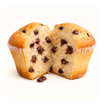 15 Muffin con gocce di cioccolato, soffici e fragranti, ideali per una dieta chetogenica, con cioccolato che si scioglie.