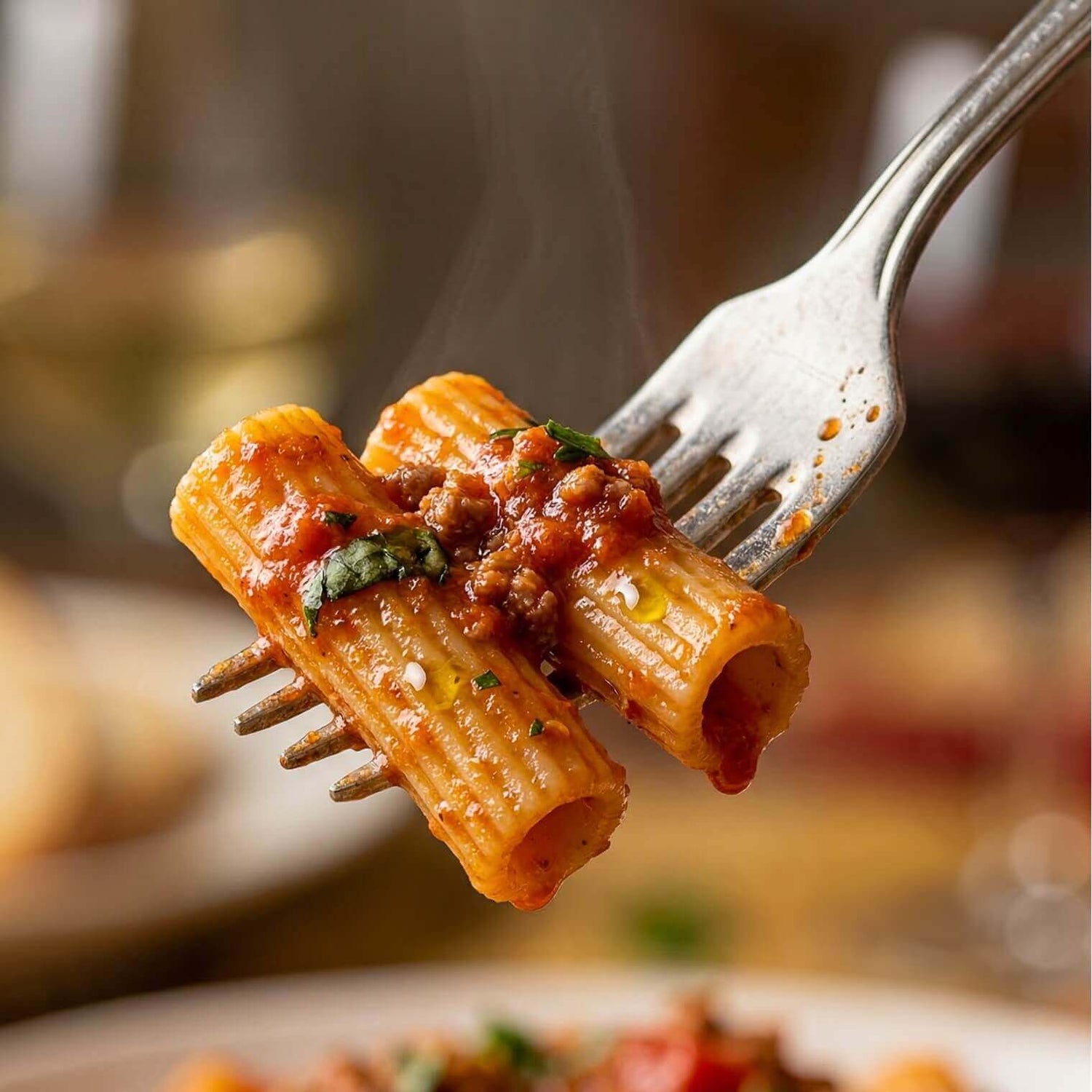 Kepasta Maccheroni 2.5 con sugo, ideale per dieta chetogenica, cottura rapida, porzione appetitosa.