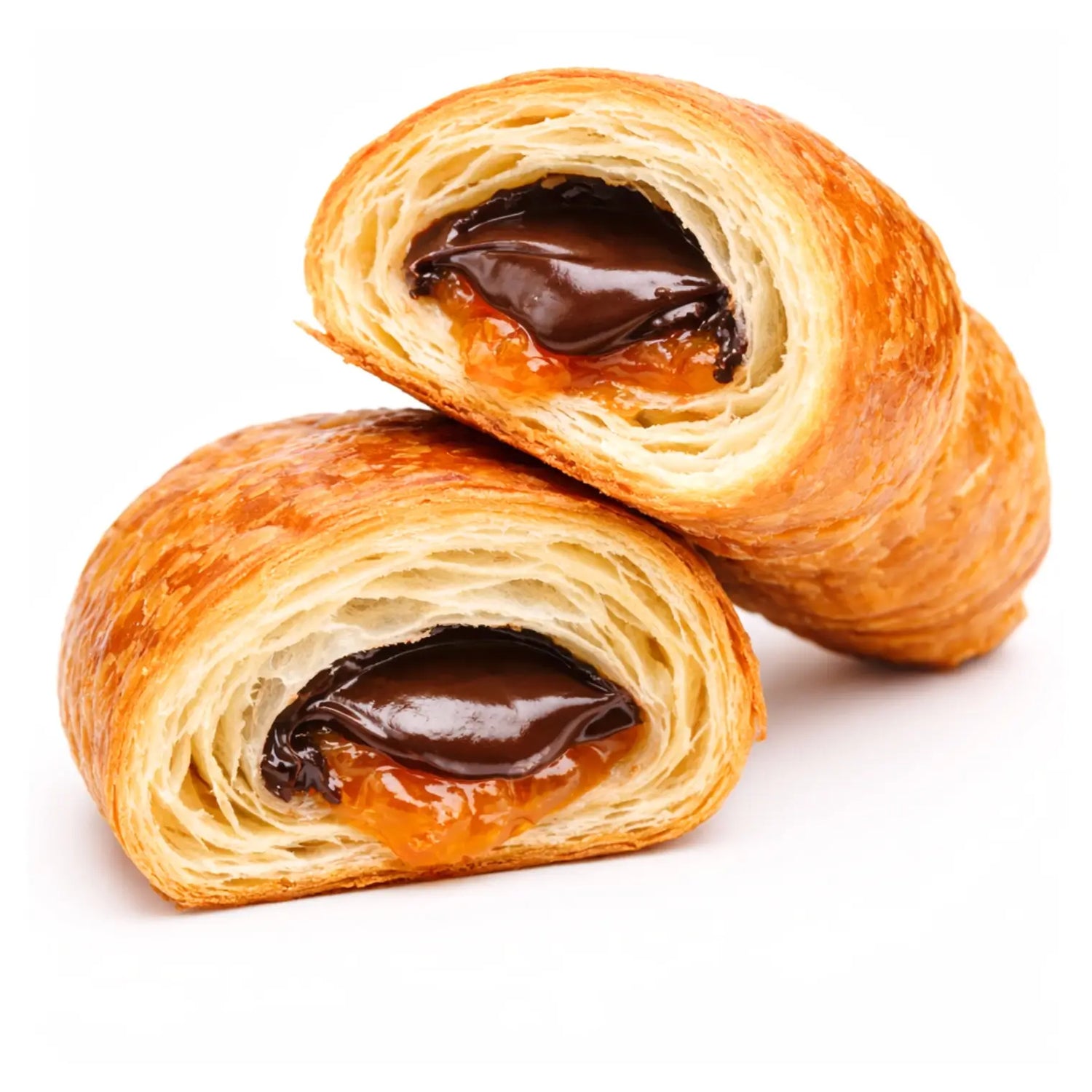 15 Cornetti Proteici Ripieni di cacao e albicocca