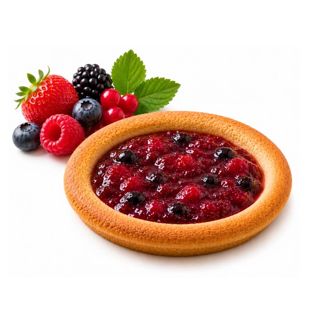 Crostatina Keto ai Frutti di Bosco