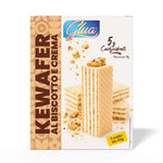 Kewafer ai biscotti e crema, pacchetto di 3 wafer da 42 g, gustosi e adatti per dieta chetogenica.