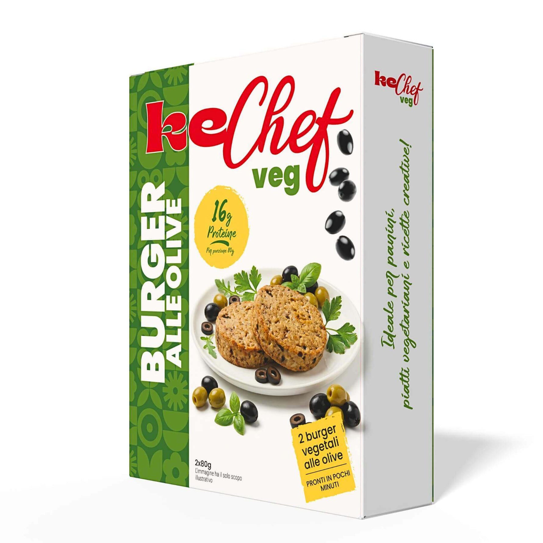 Gustosi burger vegetali alle olive nere, ideali per pasti vegetariani rapidi e senza carne.