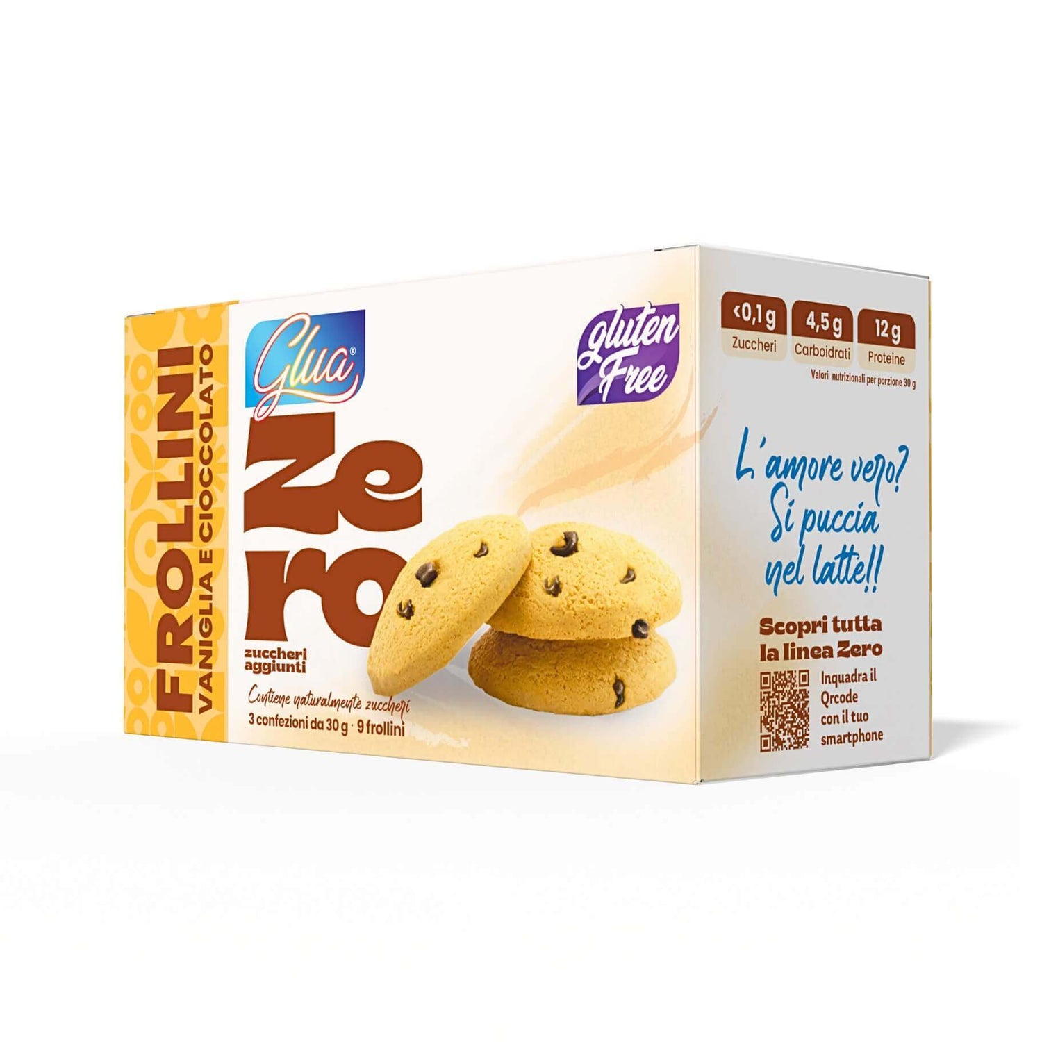 Frollini proteici con gocce di cioccolato