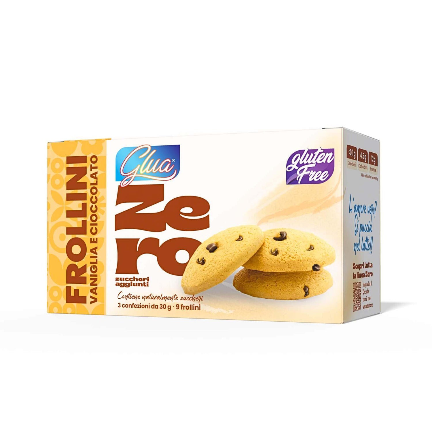 Frollini proteici con gocce di cioccolato