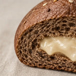 Cremì Bombolone alla nocciola bianca con cuore cremoso, alimento keto, zero zuccheri,= ideale per merenda.