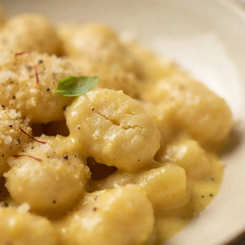 Gnocchi Keto crema allo zafferano keChef
