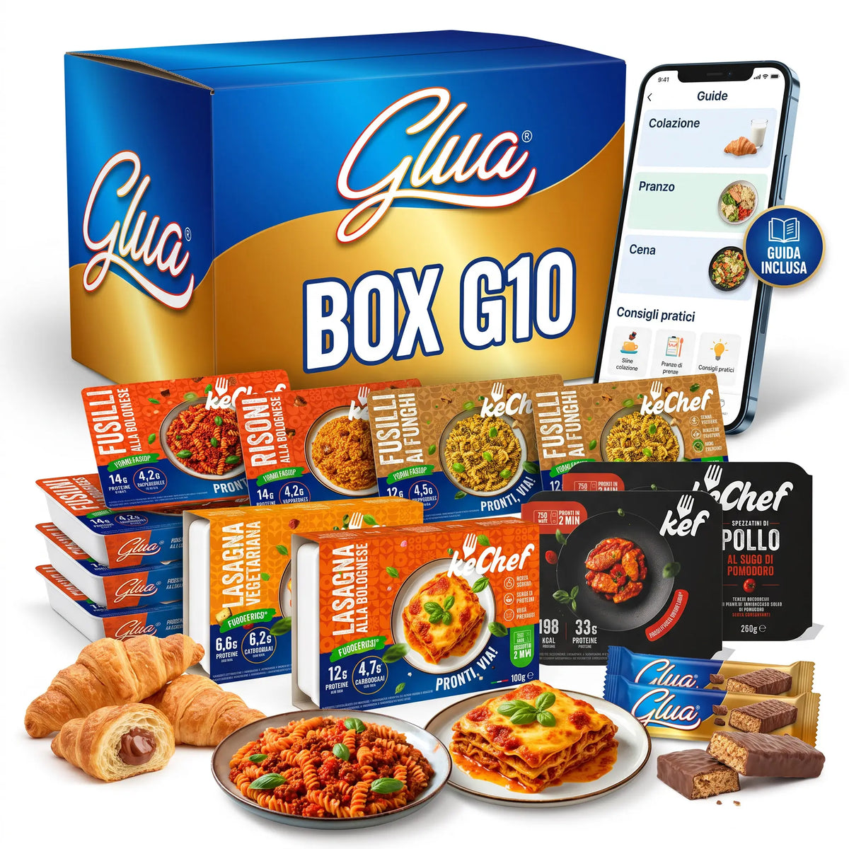 Box G10 Premium Spesa completa • Colazioni, pranzi e cene pronte per 28 giorni
